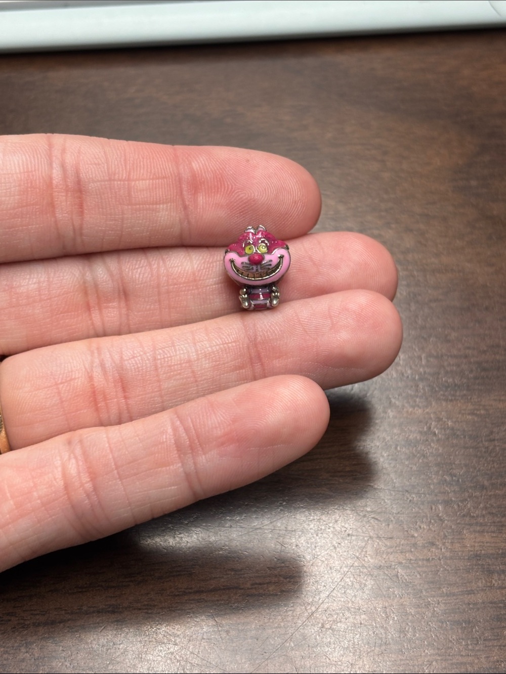 Pink Cheshire Cat Pandora Charm Pendant